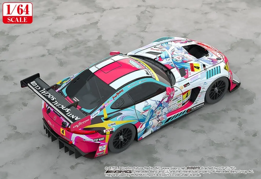 Hatsune Miku GT Project Vehicle 1/64 AMG 2024 Season Opening Ver. 7 cm